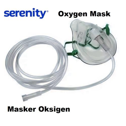 Jenis Masker O2 Jual Oxygen Mask Serenity selang oksigen bentuk masker - Kota Semarang ...