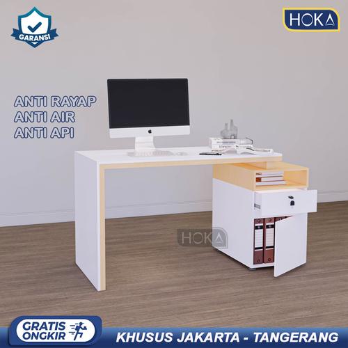 Anti Rabiya Api Promo Meja Kantor Meja Kerja Komputer HOKA HMF 10 Anti Rayap Tahan Api ...