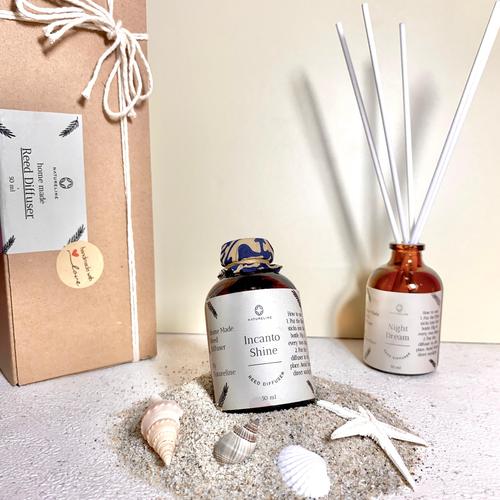 Jual hampers reed diffuser lilin kado wisuda wedding ultah - paket 1 ...