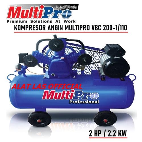 Jual Multipro VBC 200-1/110 Kompresor Angin 2 HP Van Belt Compressor ...
