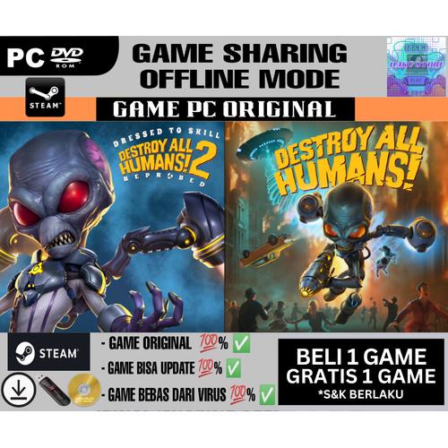 Jual Destroy All Humans 2 Reprobed PC Game Sharing Original - DVD/DL ...