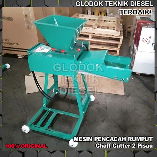 Jual Mesin Pencacah Rumput Jerami Ranting Kayu Chaff Cutter Terbaik ...