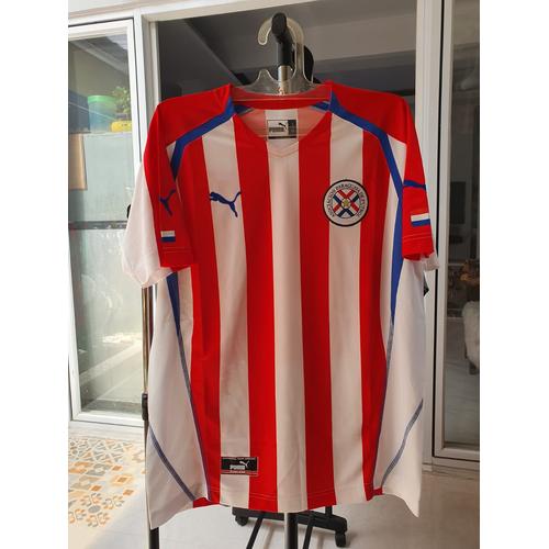 Jersey Paraguay Original PUMA Vintage Home 2004-2006 di Us-brand Shop |  Tokopedia