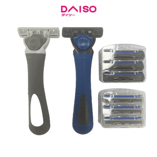 Jual Daiso Razor 3 Blades 1 pc. and 3 Replacement Blades Jakarta