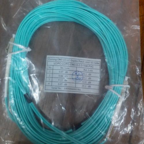 Jual Patchcord FO Corning OM4 LC LC DX 5M Fiber Duplex LCLC Optik Kabel ...