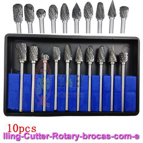 Jual QSTe2 10pcs Mata Gravir Ukir PREMIUM Router Bit Mini Grinder ...