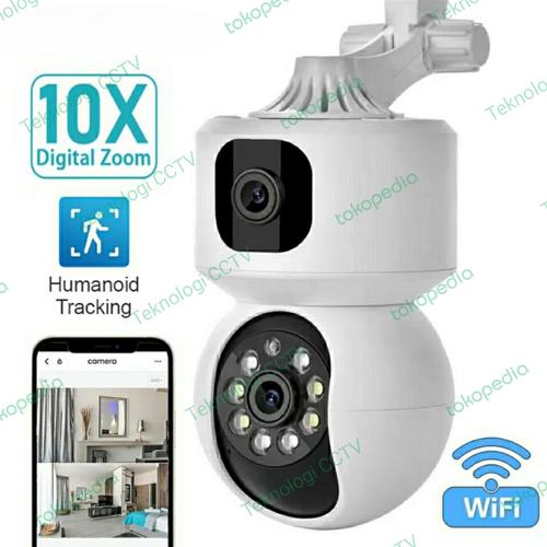 Promo CCTV V380 Pro 2 Lens Dual Kamera Wifi IP Kamera Smart Camera ...
