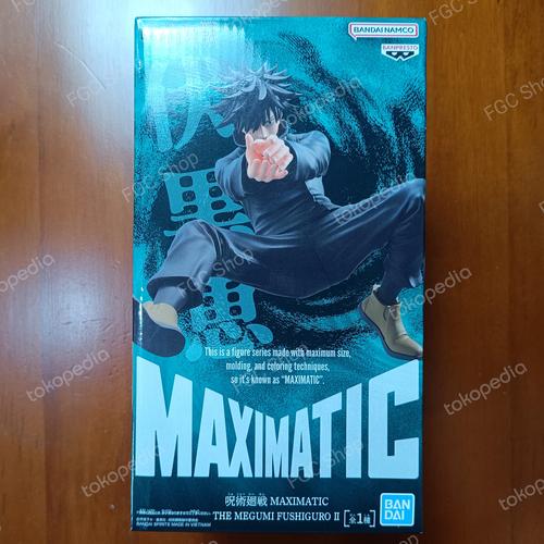 Figurine Jujutsu Kaisen Gojo Satoru Maximatic Banpresto - Neuf Sous Blister 25cm