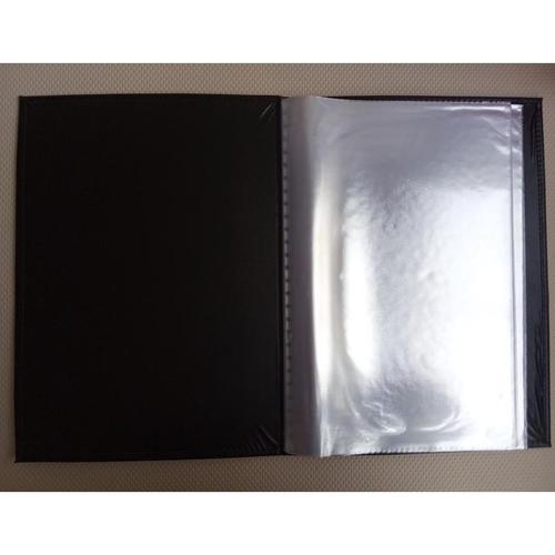 Jual Map Kulit Clear Holder Folio 20 lembar Raport Menu Sertifikat ...