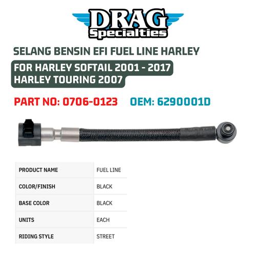 Jual DRAG EFI FUEL LINE HARLEY SOFTAIL 0117 TOURING 07 07060123