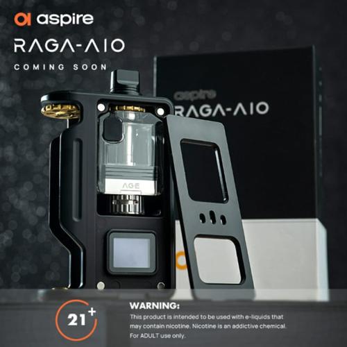 Promo Aspire Raga AIO BLACK 75W 18650 include Age RBA Kit by Aspire ...