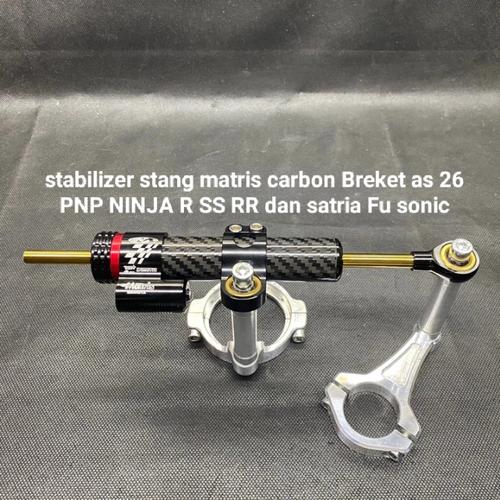Jual STABILIZER STANG NINJA R SS RR ZX SATRIA FU PLUS BREKET CNC AS 26 ...