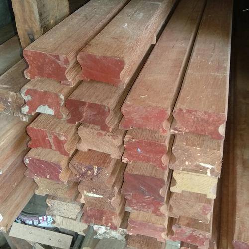 Jual kayu railing tangga handle pegangan kamper ukuran besar 4 batang ...