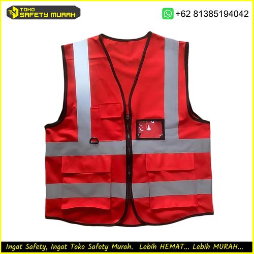 Jual Rompi Lapangan Safety Vest K3 HSE Ada Kantong Resleting Scotlight Jakarta Pusat Toko