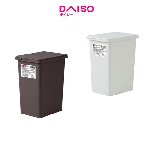 Jual Daiso Trash Can with Lid Square 3L Cokelat Kab. Tangerang