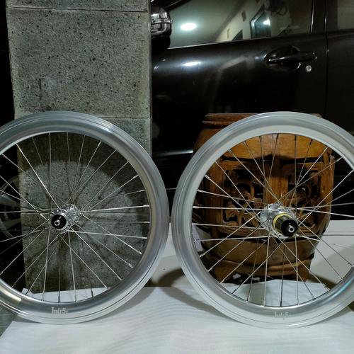 Jual rim rims velg 4cm 20 inch 406 sepeda lipat minivelo minion moulton ...