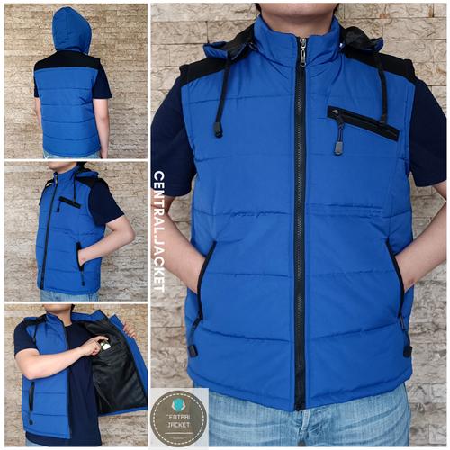 Jual Rompi Parasut Waterproof - Rompi Motor Pria Tebal - Navy List ...