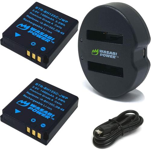 AccuCell Batteria Sostitutiva Per PANASONIC CGA-S005, DMW-BCC12 - Ricaricabile, Li-Ion, Con Protezione Da Cortocircuito
