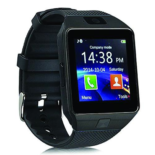 Smart Watch DZ09 U9 With Camera, SIM Card Micro SD Full Black Hitam  di Onestopshopping123 Tokopedia