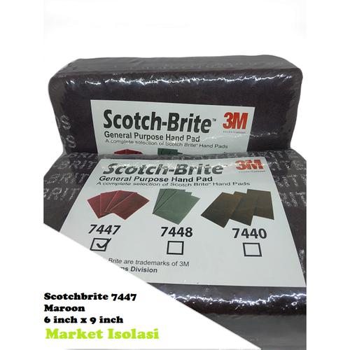 Jual 3M SCOTCH SCOTCH BRITE 7447 SCOURING PAD SIKAT SABUT 23x15 CM jual-3m-scotch-scotch-brite-7447-scouring-pad-sikat-sabut-23x15-cm