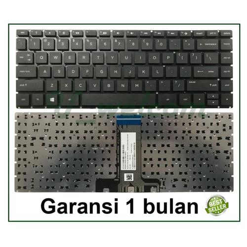 Jual Keyboard hp 14bw 14s cf1047tu Hitam Jakarta Pusat