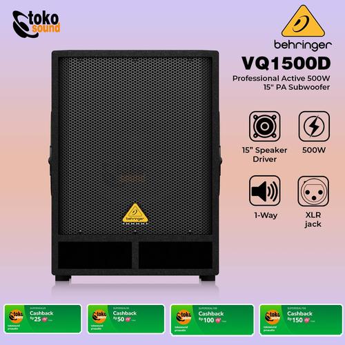 Jual Behringer VQ1500D 500W 15 inch Powered Subwoofer Kota