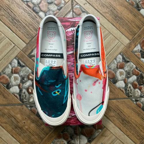 Jual Sepatu Compass x Jason Ranti Artwork 6 size 44 - Kab. Sidoarjo ...