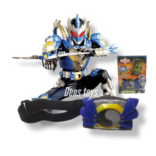 Jual mainan sabuk power gridle armor hero blue eagle light and sound ...