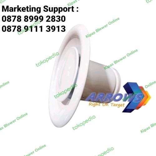 Jual Round grill 3 inch grill plafon 3 inch circular air diffuser 3 ...