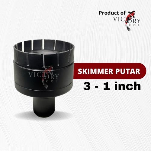 Jual Floating (Putar) Skimmer Kolam Koi 3 ke 1 inch skimer ikan Kab. Pasuruan Victory Koi