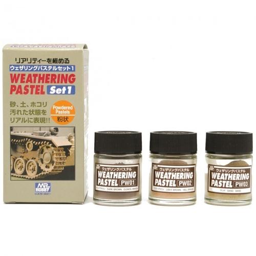 Jual Mr. Hobby Weathering Pastel Set 1 for tamiya gunpla Jakarta