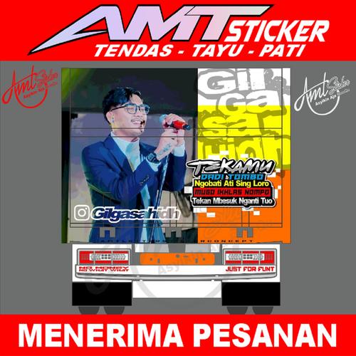 Promo Stiker Decal Bak Belakang Truck Ukuran 150 x 200 Cm + Bisa Custom ...