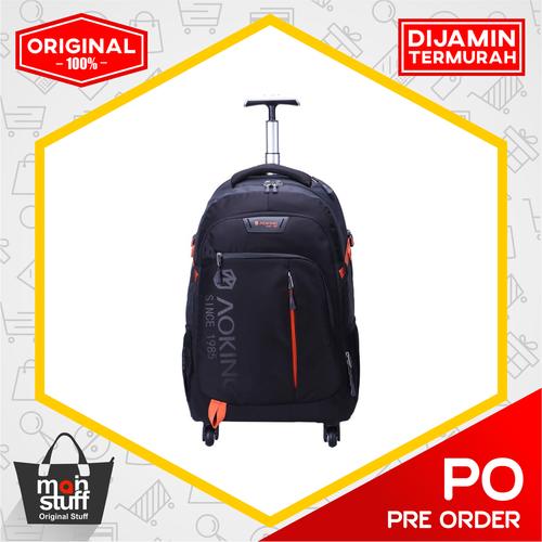 Jual AOPMGOE AOKING 20/22″Water Resistant Rolling Wheeled Backpack