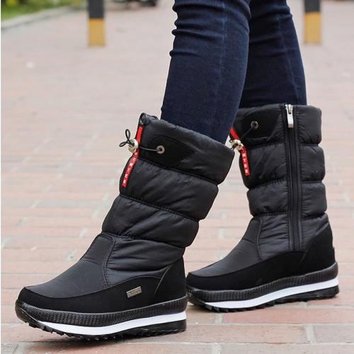 Calf Boots Women's Snow Boots Size 11 Jual Sepatu Snow Boots