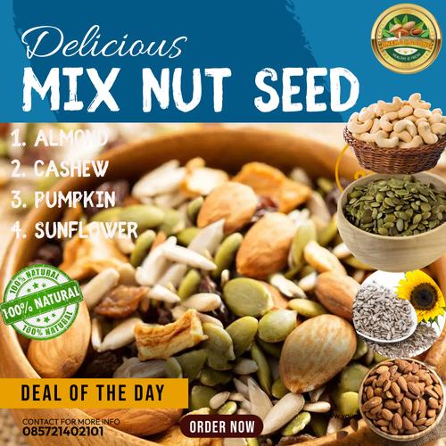 Jual MIXed NUTS & SEEDS 500gr PREMIUM - TRAIL MIX NUT & SEED MIX NUT ...
