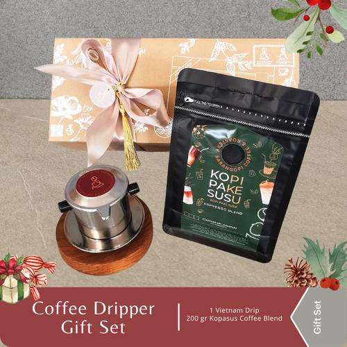 Promo Coffee Dripper Gift Set Hampers Kado Souvenir Kopi Sarangopi