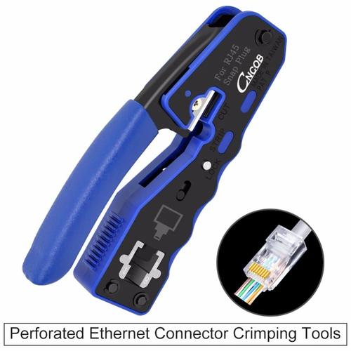 Jual RJ45 Kit Alat Crimper untuk Cat5 Cat6 Cat6a Melewati Konektor ...