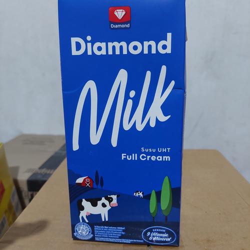 Jual Susu UHT/Susu Full Cream Diamond Milk 1Liter - Kota Bandar Lampung
