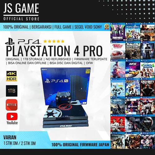 Jual PS4 PRO 1TB ORIGINAL FULL GAME ONLINE OFFLINE Kota