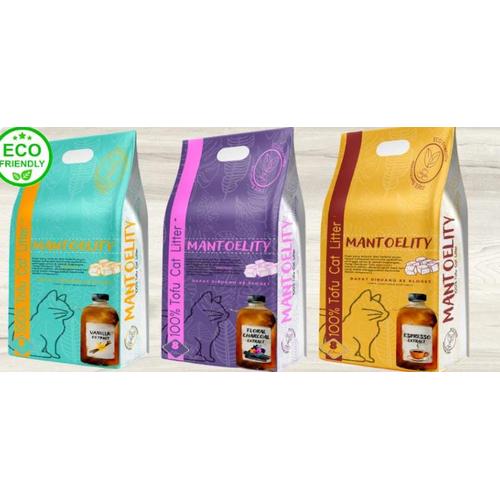 Tranquille - Tofu recyceltes Klumpstreu 4 Liter – 8 Stück
