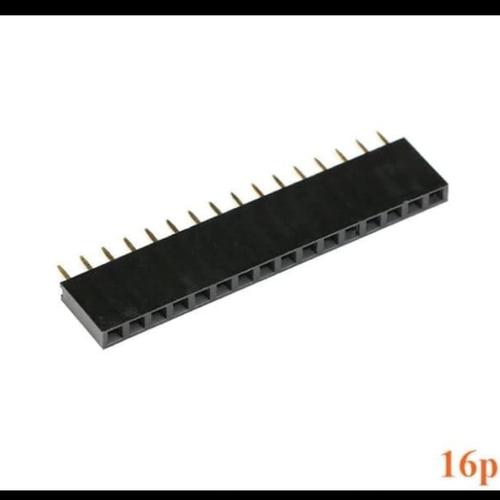 Jual header female 1x16 female header 16p soket lcd - Jakarta Barat ...
