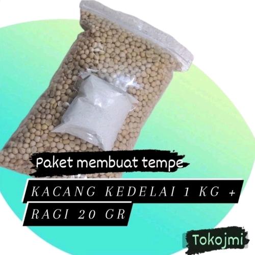 Jual PAKET MEMBUAT TEMPE KEDELAI 1KG + RAGI 20GR - Jakarta Timur ...