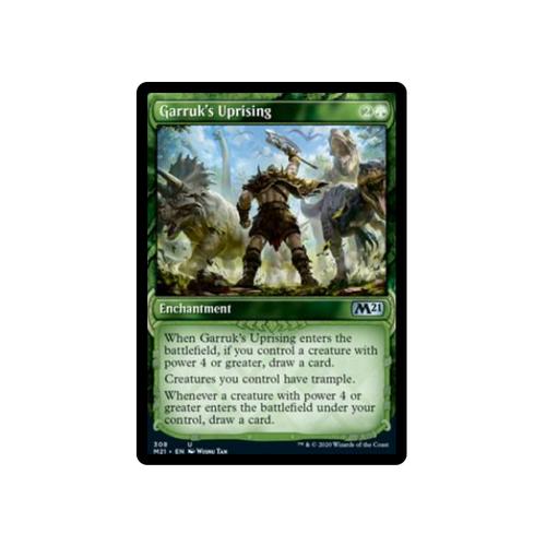 Magic The Gathering Garruk Wildspeaker Plaqué Argent Métal Carte