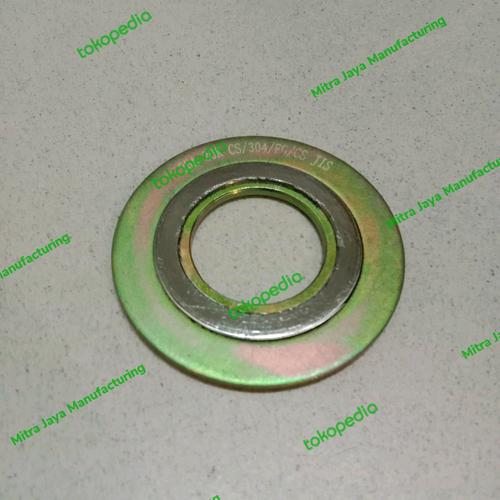 Jual SWG Carbon Steel Besi JIS 20K 2" inchi DN50 Spiral Wound Gasket