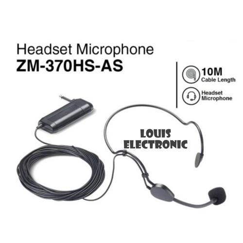 Jual MIC HEADSET TOA ZM370HSAS ZM370 MIC BANDO MIC IMAM MASJID