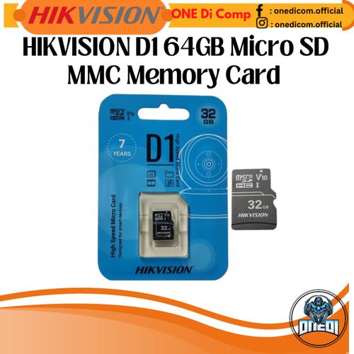 Jual HIKVISION D1 64GB Micro SD MMC Memory Card 64GB Kota Medan