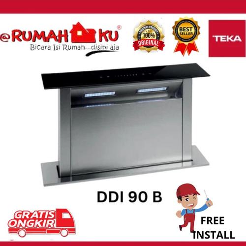 Promo COOKER HOOD TEKA DDI 90 BLACK (DOWNDRAFT) PENGHISAP ASAP DAPUR
