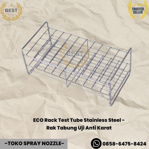 Jual (ECO) Rack Test Tube SS, Rak Tabung Uji Anti Karat Tersedia ...