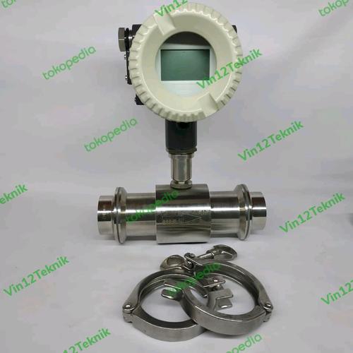 Jual Flow Meter SHM Turbine Digital 1" Inch DN25 Clamp On - Jakarta ...