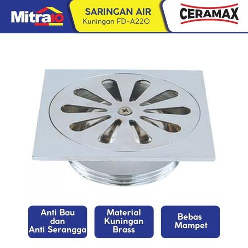 Jual Ceramax Saringan Air Kamar Mandi Kuningan FDA220 11x11 Cm Jakarta Pusat Mitra10
